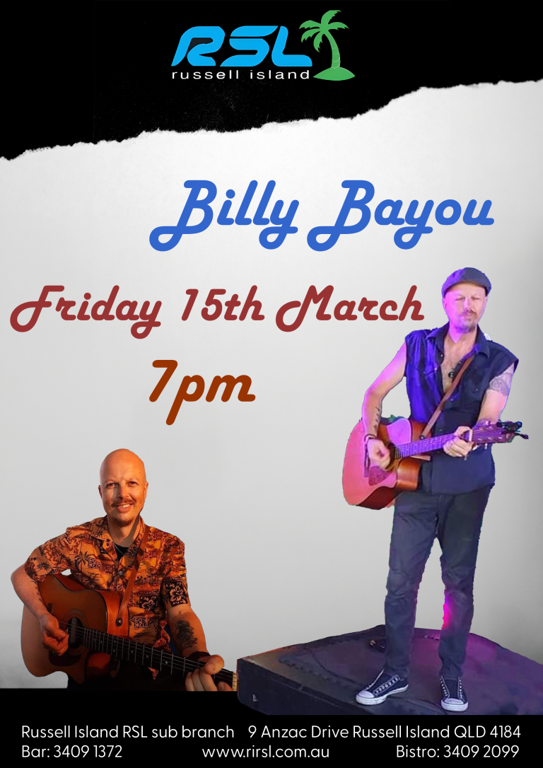 Billy bayou 15th march